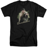 Harry Potter Dumbledore Wand Men's 18/1 Tall Cotton Short-Sleeve T-Shirt